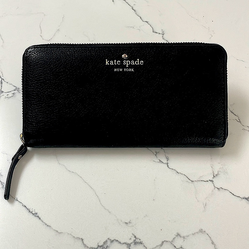 Kate Spade Black leather wallet